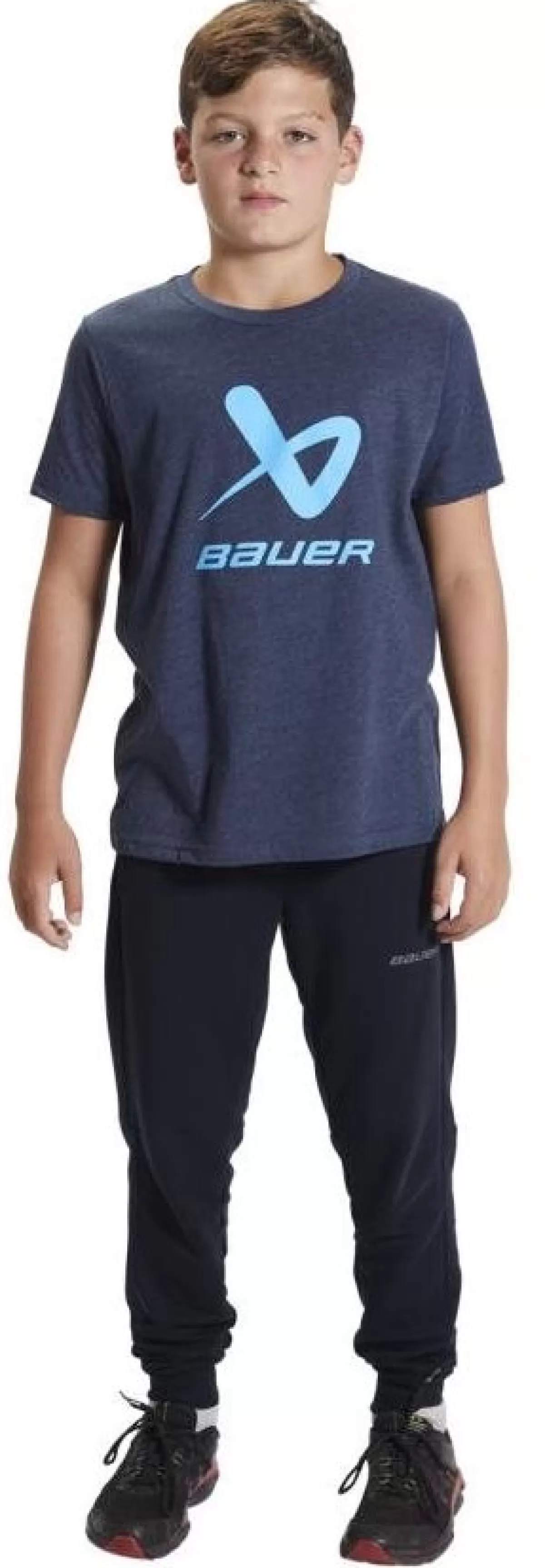 T-Shirt Core Lockup Crew Jr Navy>BAUER Discount