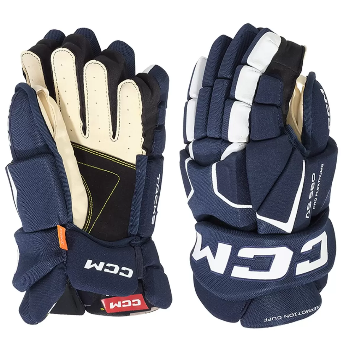 CCM Hockeyhandskar Barn (Yth)> Handske Tacks As 550 Yth Navy/White